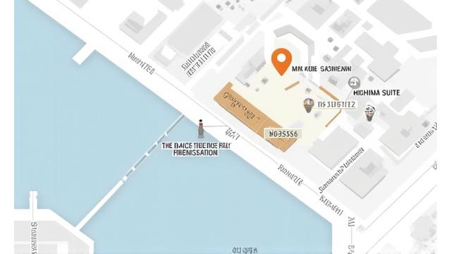 Detailed map showing Mishima Suites location in Kobe, Japan