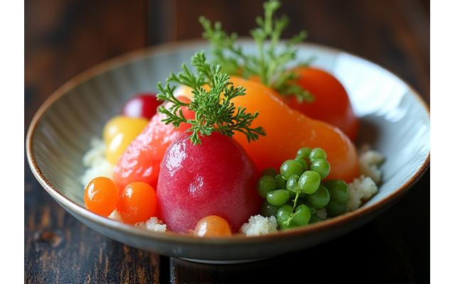 旬の食材を使った会席料理