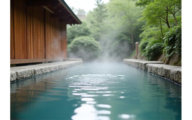 開放的な天然温泉