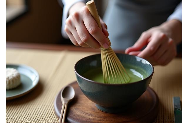 伝統的な茶道の様子