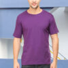 men-s-round-neck-plain-t-shirt-purple-regular-fit-t-shirt-GOAT