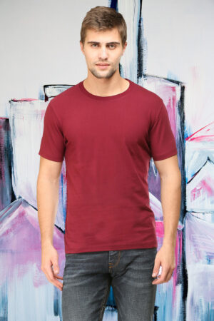 men-s-round-neck-plain-t-shirt-maroon-regular-fit-t-shirt-GOAT