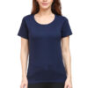 Navy blue _womens_plain_t-shirt