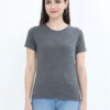 Charcoal Melange_womens_plain_t-shirt