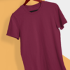 Maroon-Plain-T-Shirt