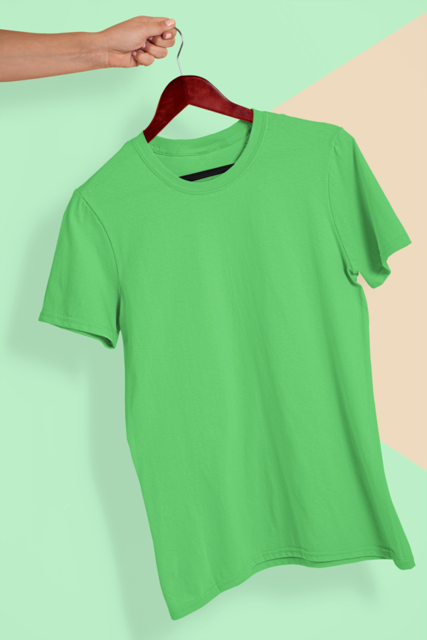 Kiwi - Green -Plain T-Shirt