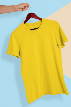 Yellow- Plain -T-Shirt